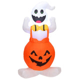 Maxbell Halloween Inflatable Ghost Light Up Outdoor Yard Decoration Bunny Pumpkin