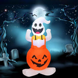 Maxbell Halloween Inflatable Ghost Light Up Outdoor Yard Decoration Bunny Pumpkin