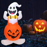 Maxbell Halloween Inflatable Ghost Light Up Outdoor Yard Decoration Bunny Pumpkin