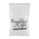 Maxbell Rhino Sculpture Animal Model Office Desk Ornament Christmas Decor White