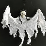 Halloween Scary Hanging Ghosts Creepy Horror Skull Party Outdoor Decor White