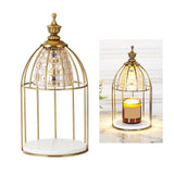 Maxbell Candle Warmer Wax Melter Fragrance Lamp Aroma Bedroom Night Light EU Plug Gold Plating