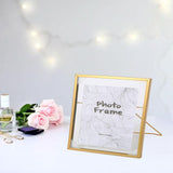 Creative Nordic Metal Glass Photo Frame Crafts Home Desktop Bedroom Decors S Golden