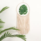 Maxbell  Macrame Dream Catche Wall Hanging Bohemian Tassels Hotel Decor Monstera