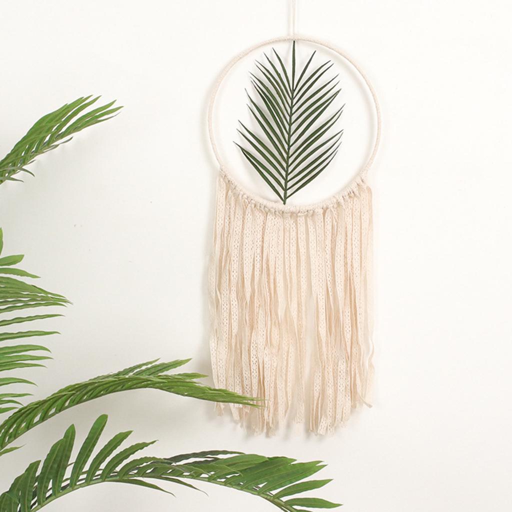 Maxbell  Macrame Dream Catche Wall Hanging Bohemian Tassels Hotel Decor Caudate Lobe