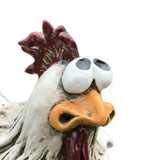 Maxbell Chicken Garden Statue Decor Craft Hen Sculpture Animal Garden Yard Lawn B