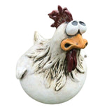 Maxbell Chicken Garden Statue Decor Craft Hen Sculpture Animal Garden Yard Lawn B