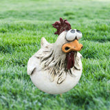 Maxbell Chicken Garden Statue Decor Craft Hen Sculpture Animal Garden Yard Lawn B