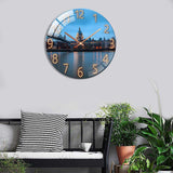 30cm Quartz Silent Wall Hanging Clock for Living Room London