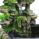 Maxbell Table Fountain Rockery Landscape Bonsai Statue Spray Water Fountain No Fog