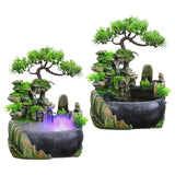 Maxbell Table Fountain Rockery Landscape Bonsai Statue Spray Water Fountain No Fog