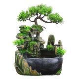 Maxbell Table Fountain Rockery Landscape Bonsai Statue Spray Water Fountain No Fog