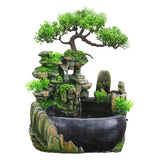Maxbell Table Fountain Rockery Landscape Bonsai Statue Spray Water Fountain No Fog