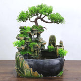 Maxbell Table Fountain Rockery Landscape Bonsai Statue Spray Water Fountain No Fog