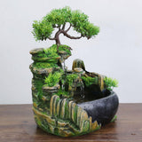 Maxbell Table Fountain Rockery Landscape Bonsai Statue Spray Water Fountain No Fog