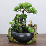 Maxbell Table Fountain Rockery Landscape Bonsai Statue Spray Water Fountain No Fog