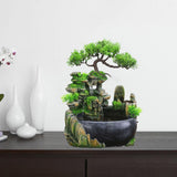 Maxbell Table Fountain Rockery Landscape Bonsai Statue Spray Water Fountain No Fog