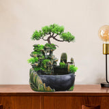 Maxbell Table Fountain Rockery Landscape Bonsai Statue Spray Water Fountain No Fog