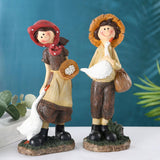 Desktop Ornaments Wedding Gifts Resin for Couple Home Office 10x7x22CM