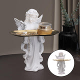 Angel Statue Vanity Tray Jewelry Organizer Dresser Perfume Storage Decor