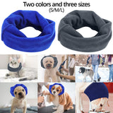 Maxbell Dog Ear Wrap Dog Costume Winter Snood Headband for Noise Protection  S Grey