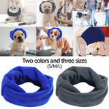 Maxbell Dog Ear Wrap Dog Costume Winter Snood Headband for Noise Protection  S Grey