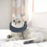 Maxbell Dog Ear Wrap Dog Costume Winter Snood Headband for Noise Protection  S Grey