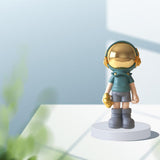 Maxbell Astronaut Statue Sculpture Figurine Home Collectible Desktop Decor Blue