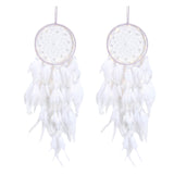 Maxbell Woven Dream Catcher Chic Tapestries Wall Hanging Bedroom Decor with Light Without Light