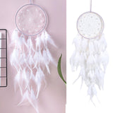 Maxbell Woven Dream Catcher Chic Tapestries Wall Hanging Bedroom Decor with Light Without Light