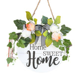 Maxbell Welcome Door Sign Wreaths Front Door Sign Decorations for Home Thanksgiving