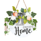 Maxbell Welcome Door Sign Wreaths Front Door Sign Decorations for Home Thanksgiving