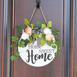 Maxbell Welcome Door Sign Wreaths Front Door Sign Decorations for Home Thanksgiving