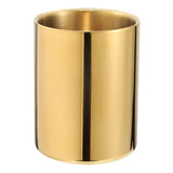 Maxbell Gold Pen Holder Makeup Brush Cup Flower Pot Pencil Storage Container Vase