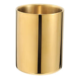 Maxbell Gold Pen Holder Makeup Brush Cup Flower Pot Pencil Storage Container Vase