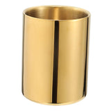 Maxbell Gold Pen Holder Makeup Brush Cup Flower Pot Pencil Storage Container Vase
