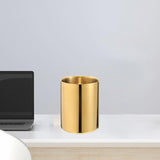 Maxbell Gold Pen Holder Makeup Brush Cup Flower Pot Pencil Storage Container Vase
