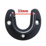 Maxbell 4x Wardrobe Pipe Bracket Flange Holder Wall Mount Heavy Duty Hanging 32mm