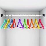 Maxbell 4x Wardrobe Pipe Bracket Flange Holder Wall Mount Heavy Duty Hanging 32mm