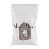 Maxbell Wind Chime with Brass Bell Hanging Walnut for Home Office Door  Black Walnut
