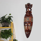 Maxbell Antique Old Collectible Decorative Hand Carved Wood African Masks  C-50CM