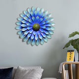 Maxbell Metal Wall Hanging Floral 3D Garden Fence Art for Indoor Outdoors Cineraria