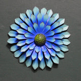 Maxbell Metal Wall Hanging Floral 3D Garden Fence Art for Indoor Outdoors Cineraria