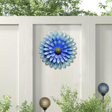 Maxbell Metal Wall Hanging Floral 3D Garden Fence Art for Indoor Outdoors Cineraria