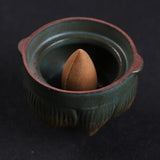 Maxbell Incense Holder Decorative Backflow Tea Ceremony for Office Lotus heart