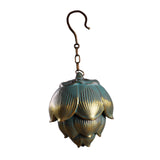 Maxbell Incense Holder Decorative Backflow Tea Ceremony for Office Lotus heart