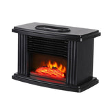 Maxbell Compact Electric Fireplace Indoor 1000W with 3D Flame Effect Tabletop Space