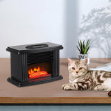 Maxbell Compact Electric Fireplace Indoor 1000W with 3D Flame Effect Tabletop Space