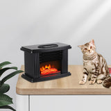 Maxbell Compact Electric Fireplace Indoor 1000W with 3D Flame Effect Tabletop Space