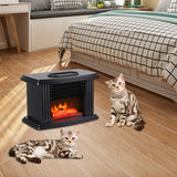 Maxbell Compact Electric Fireplace Indoor 1000W with 3D Flame Effect Tabletop Space
